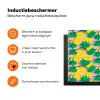 Ananas - Geel - Groen - Tropisch Inductie beschermer vinyl 3mm klein 276 -zzzzzzz-td-ups