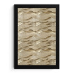Golven - Patroon - Goud fotolijst zwart zonder passe partout klein 224 -3d