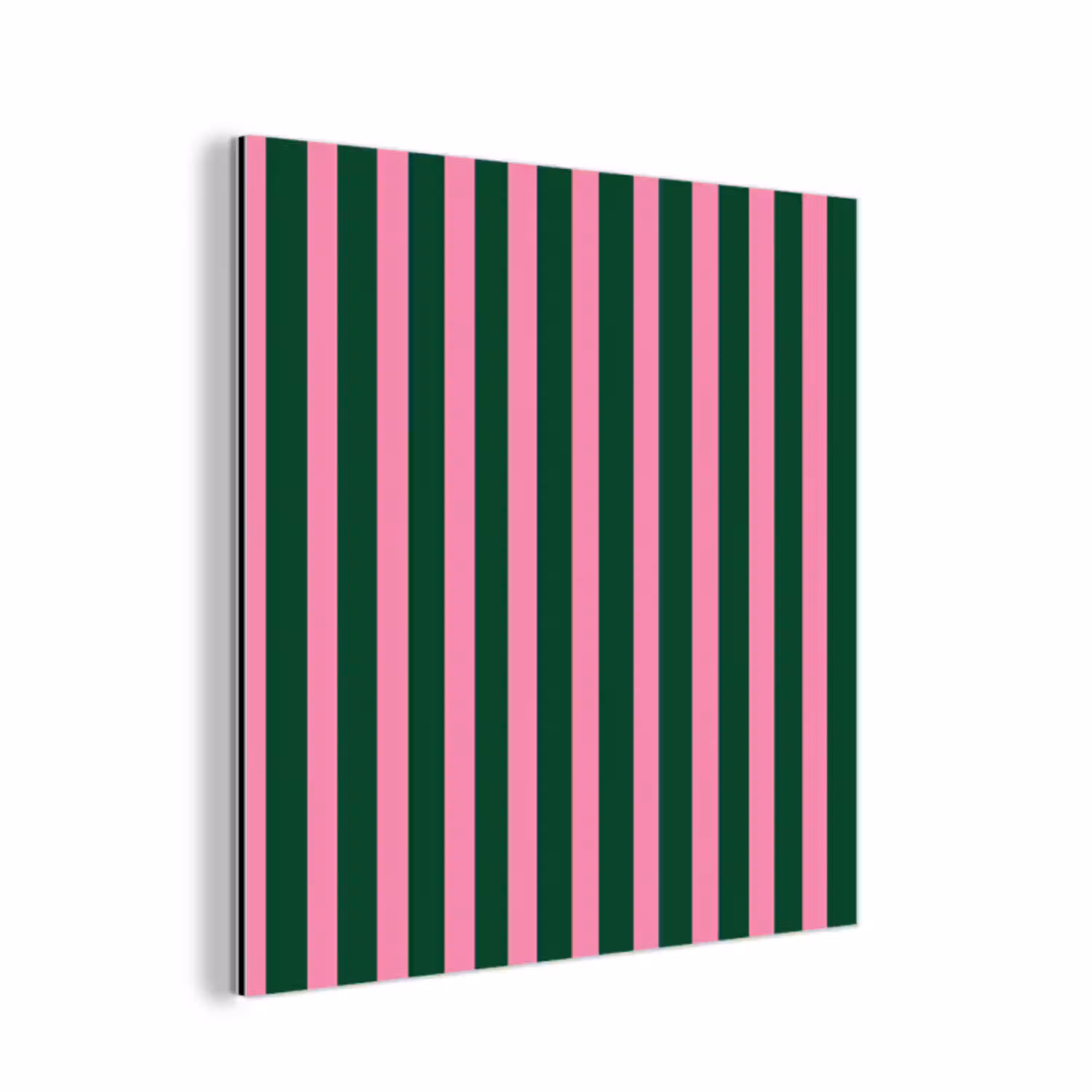 Verticale strepen - Groen - Roze aluminium wit klein 46 -3d