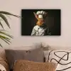 Konijn - Kok - Dier canvas 2cm klein -sfeer1