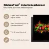 Groente - Eten - Kruiden - Graffiti - Koken Inductie beschermer vinyl 3mm middel -sfeer2