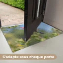 Kolibrie - Bloem - Natuur - Groen Deurmat klein -USP_FR