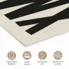 Kerst - Christmas - Japandi - Beige poster papier klein -closeup_NL