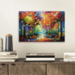 Landschap - Bos - Kleuren - Natuur aluminium wit klein -sfeer1