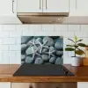 Zeesterren - Stenen - Wit keuken achterwand spatscherm klein -sfeer2