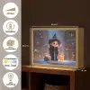 Tovenares - Magie - Toverstaf - Sterren Light Box met batterij (Wandlamp kind) middel -USP_websiteoverzichtNL