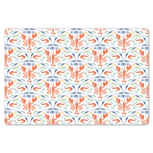 Sfeer - Oranje - Blauw - Groen Placemat vinyl groot 368 -zzsfeer1_Kitchenyeah-website