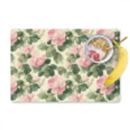 Rozen - Botanisch - Roze Placemat vinyl groot 368 -zzzproduct_Kitchenyeah-website