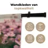 Bloemen - Paars - Wazig Wandkleed katoen klein -sfeer2
