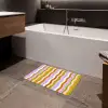 lijnen - Golven - Pastelkleuren - Patroon Badmat klein -sfeer3