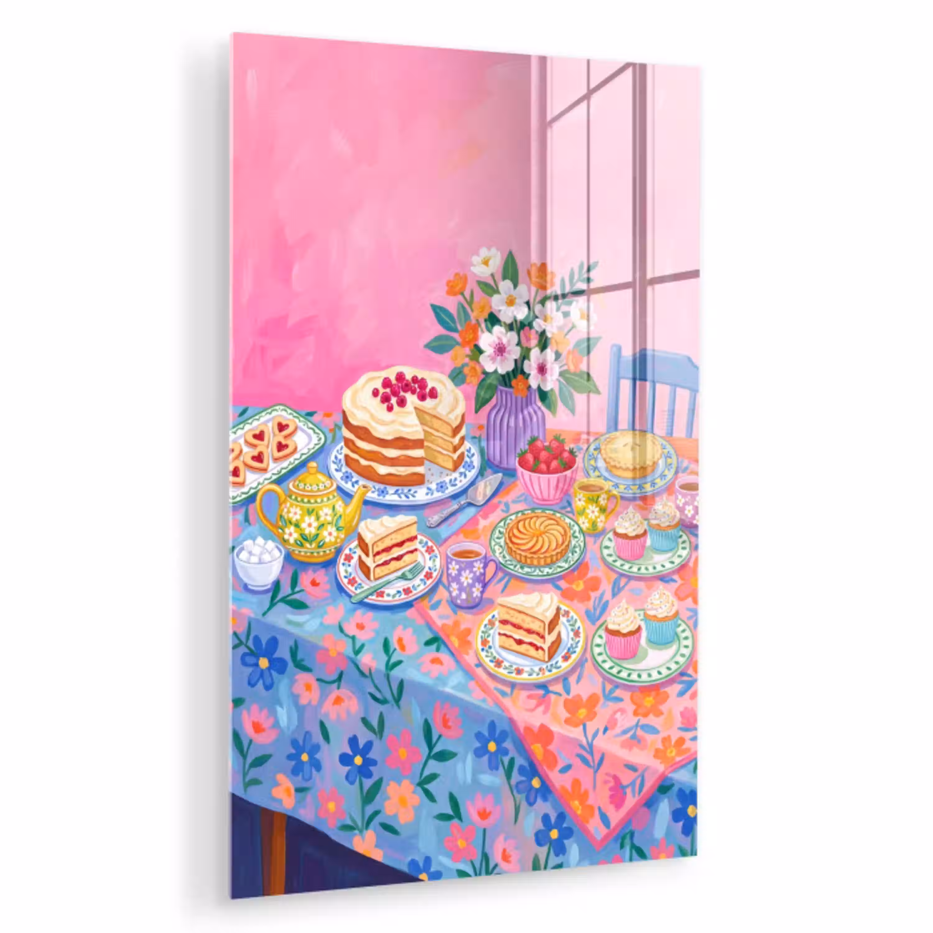 Gebak - Kleurrijk - Eten plexiglas 5mm klein -zzzproduct_nieuw