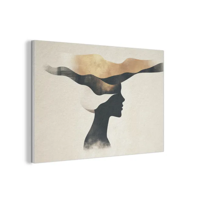 Acoustic Felt - Woman - Waves - Black