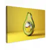 Avocado - Discobal - Geel - Glitter canvas 2cm klein -z3d