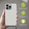 Klassiek - Visgraat - Grijs Hoesje iPhone 16 Pro Max met koord klein 804 -sfeer2_NL