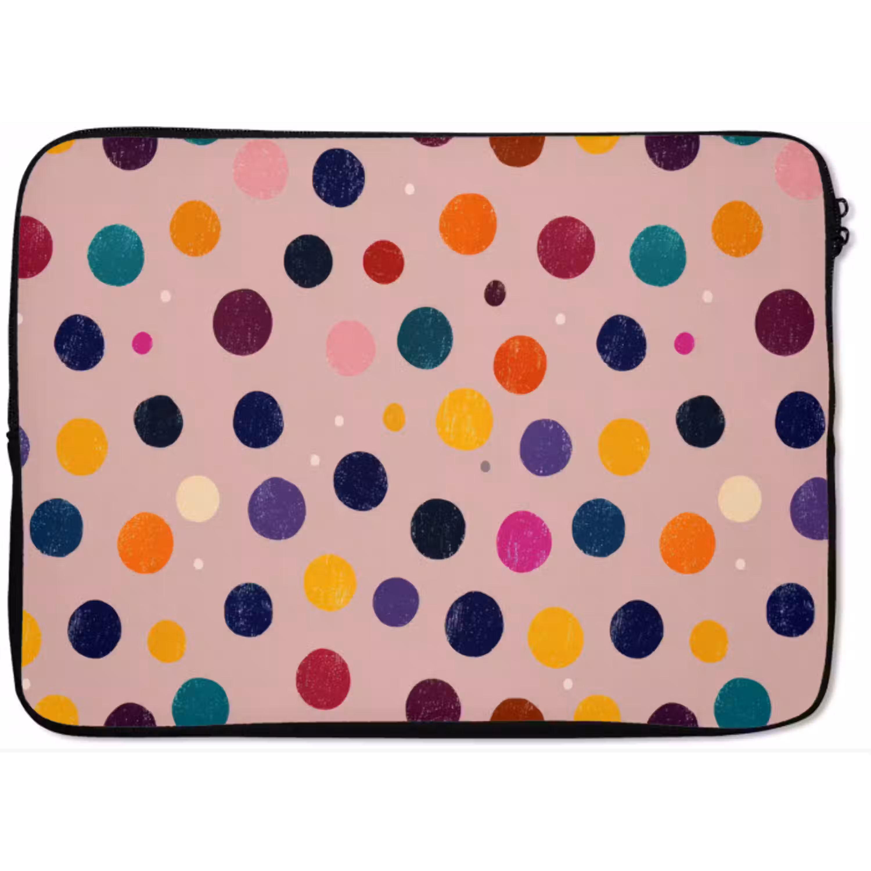 Cirkels - Patroon - Kleurrijk laptophoes neopreen klein 279 -zkaufland3dotto