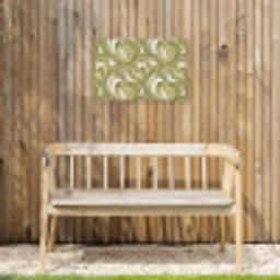 Abstract - Textuur - Groen Tuinposter op houten frame 2 cm dik klein 845 -sfeer4