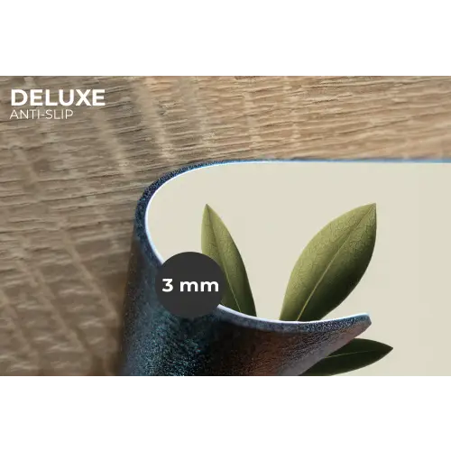 Olijftak - Donkergroen - Olijven Placemat vinyl groot -closeup