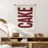 Red - Cake - Decoratie - Eten Wandkleed katoen klein -sfeer5