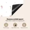 Patroon - Sterren - Zuurstok - Wit Inductie beschermer vinyl 3mm middel 274 -usfeer4_FR