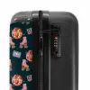 Retro disco 70s patroon kleurrijk NBS - Handbagage koffer - Volwassenen Unisex middel -slot