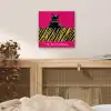 Kat - Baas - Roze - Tijgerprint aluminium wit klein -sfeer3