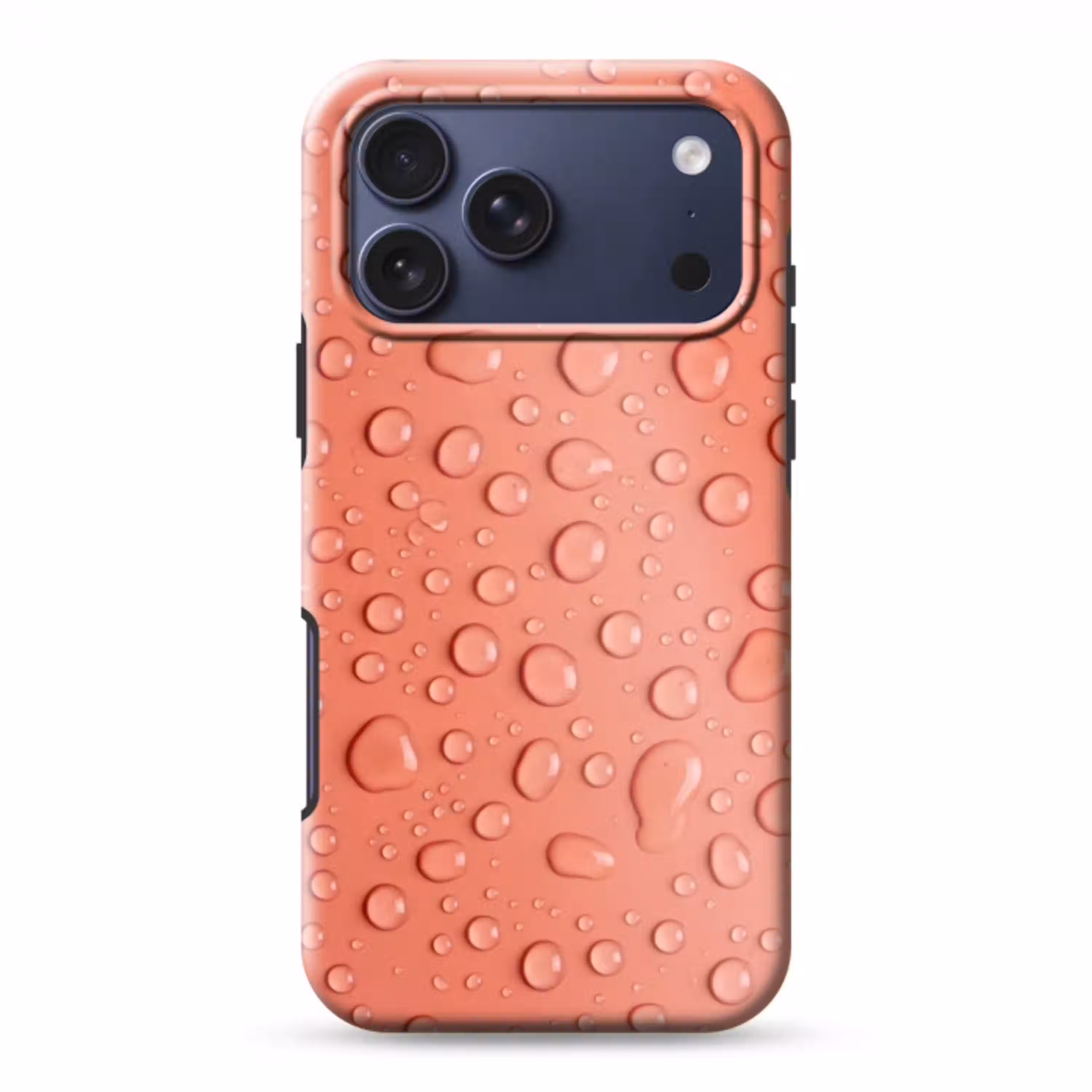 Water - Druppels - Roze Toughcase MagSafe Apple iPhone 17 Pro Max klein -3d