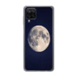 Ruimte - Maan - Kosmos Telefoonhoesje Samsung Galaxy A12 klein -3d