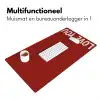 Schuin - Loveyou - Rood Muismat XXL klein -sfeer4