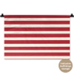 Strepen - Patroon - Rood Wandkleed katoen klein 269 -t3d_DE