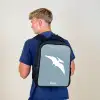 Blauw met Pteranodon dino Rugzak - Zwart middel -sfeer8