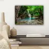 Jungle - Waterval - Planten - Water - Natuur canvas 2cm klein -sfeer6