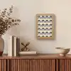 Waaier - Patroon - Zwart - Beige Light Box met kabel (Tafellamp) klein 925 -sfeer2
