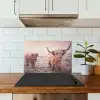 Schotse hooglanders - Licht - Lucht - Natuur keuken achterwand spatscherm klein -sfeer2