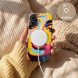 Vrouw - Gezicht - Kleurrijk Toughcase MagSafe Apple iPhone 17 klein -USP_MagsafeV