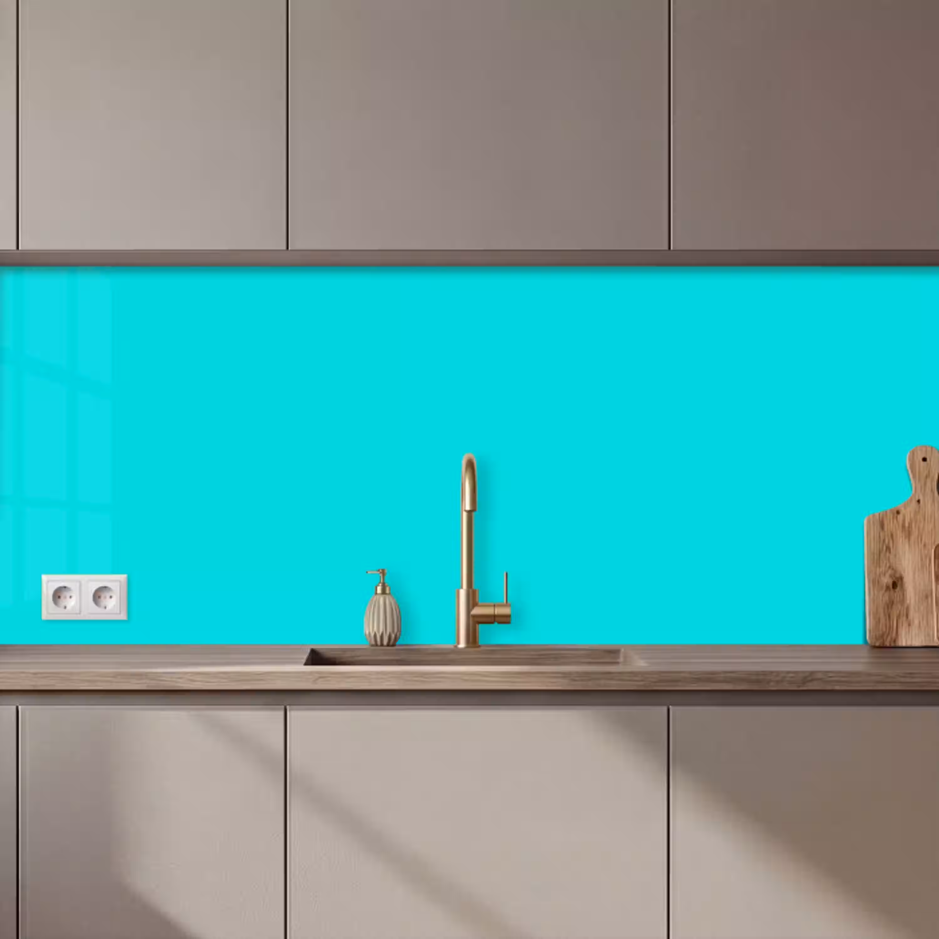 Vivid - Aquamarine - Turkoois keuken achterwand 2 middel 871 zz_3dshopping
