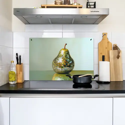 Fruit - Disco - Art - Glitter Inductie beschemer met haakjes klein -sfeer2