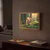 Eekhoorn - Nootje - Gras Light Box met batterij (Wandlamp) middel -sfeer1