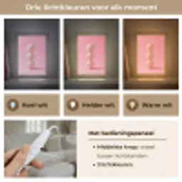 Golfballen - Roze - Drie Light Box met kabel (Tafellamp) klein -USP_lichtkleurNL