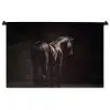 Krachtig - Paard - Donker Wandkleed katoen middel -zz3d