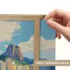 Berg - Skyline - Strand - Water Light Box met batterij (Wandlamp) middel -USP_websiteprintNL