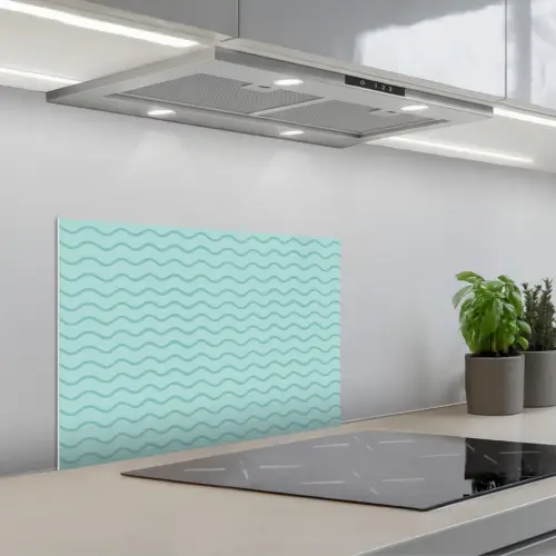 Zee - Dieren - Bluewave - Blauw keuken achterwand spatscherm klein 900 -3d_schuin