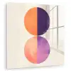 Abstract - Cirkels - Paars plexiglas 5mm klein -zzzproduct_nieuw