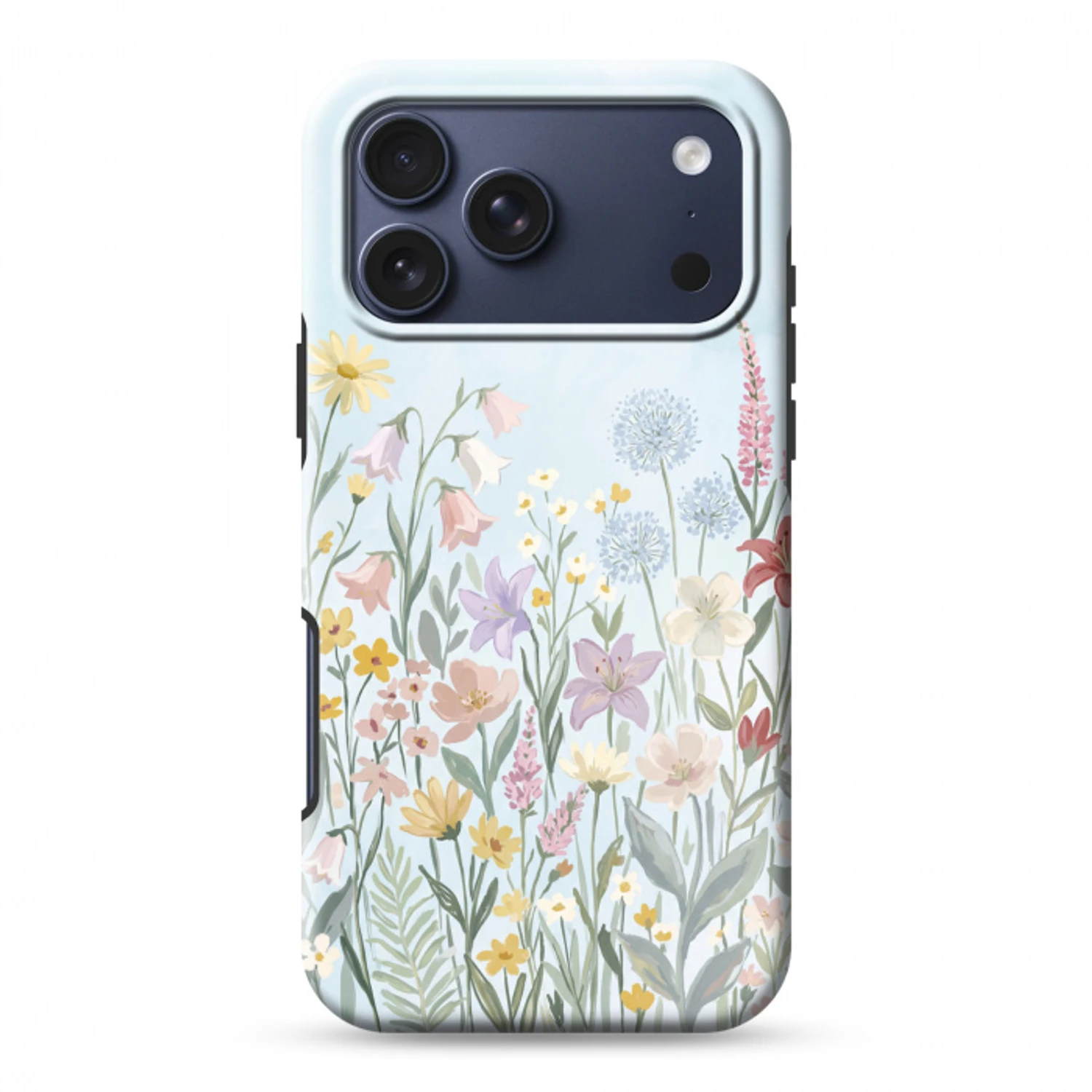 Weidebloemen - Illustratie - Kleurrijk Toughcase MagSafe Apple iPhone 17 Pro Max klein -3d