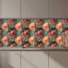 Roze - Patroon - Bloemen keuken achterwand 2 middel 871 zz_3dshopping