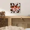 Koeienprint - Limited edition - Rood aluminium wit klein -sfeer3