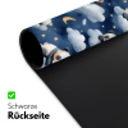Panda's - Slapen - Blauw Muismat XXL klein 681 -ysfeer2_duits