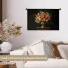 Goud - Bloemen - Kleuren - Vaas Wandkleed katoen klein -sfeer1