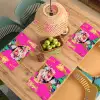 Bloemenkroon - Goud - Vrouw - Portret Placemat vinyl groot -zzsfeer5_Kitchenyeah-website