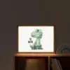 Draak - Wees moedig - Quote Light Box met batterij (Wandlamp kind) middel -sfeer1_kind