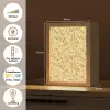Bloemen - Motief - Geel Light Box met kabel (Tafellamp) klein 925 -USP_NL